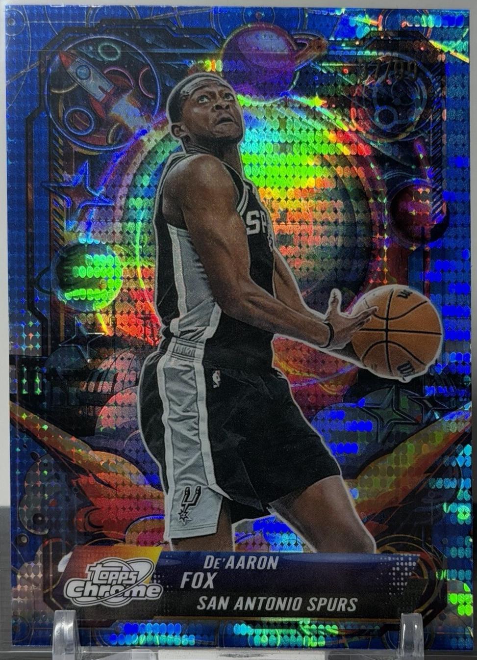De'Aaron Fox [Blue Moon Refractor] #PRP-7