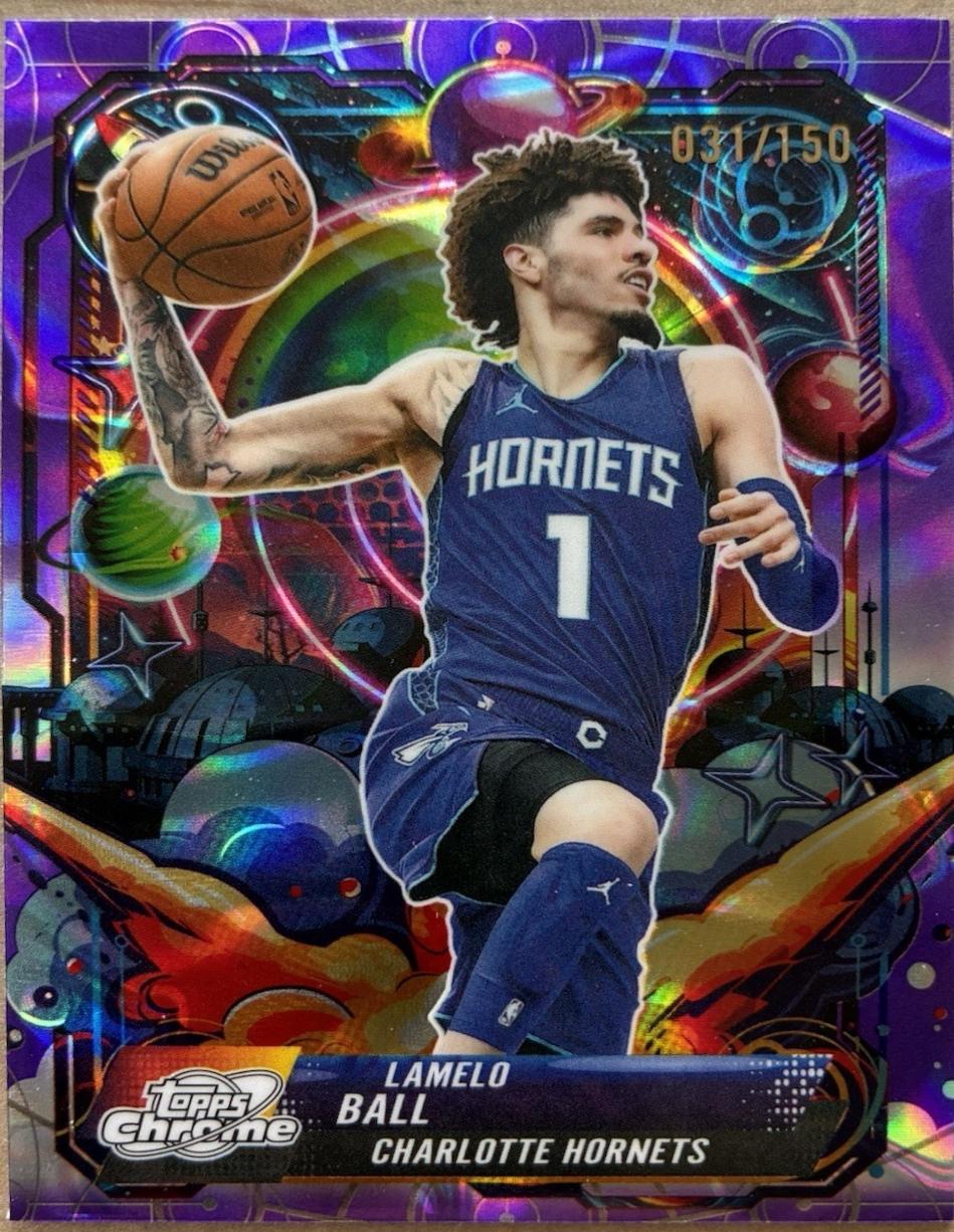 LaMelo Ball [Purple Nebula Refractor] #PRP-13
