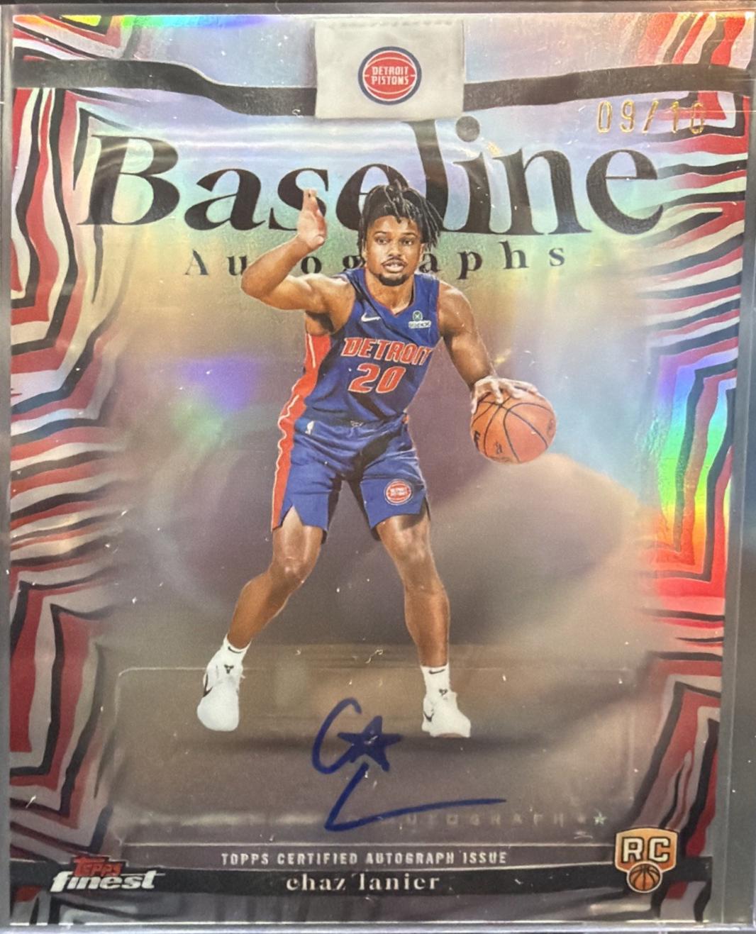 Chaz Lanier [Red Black Geometric Refractor] #BA-CL