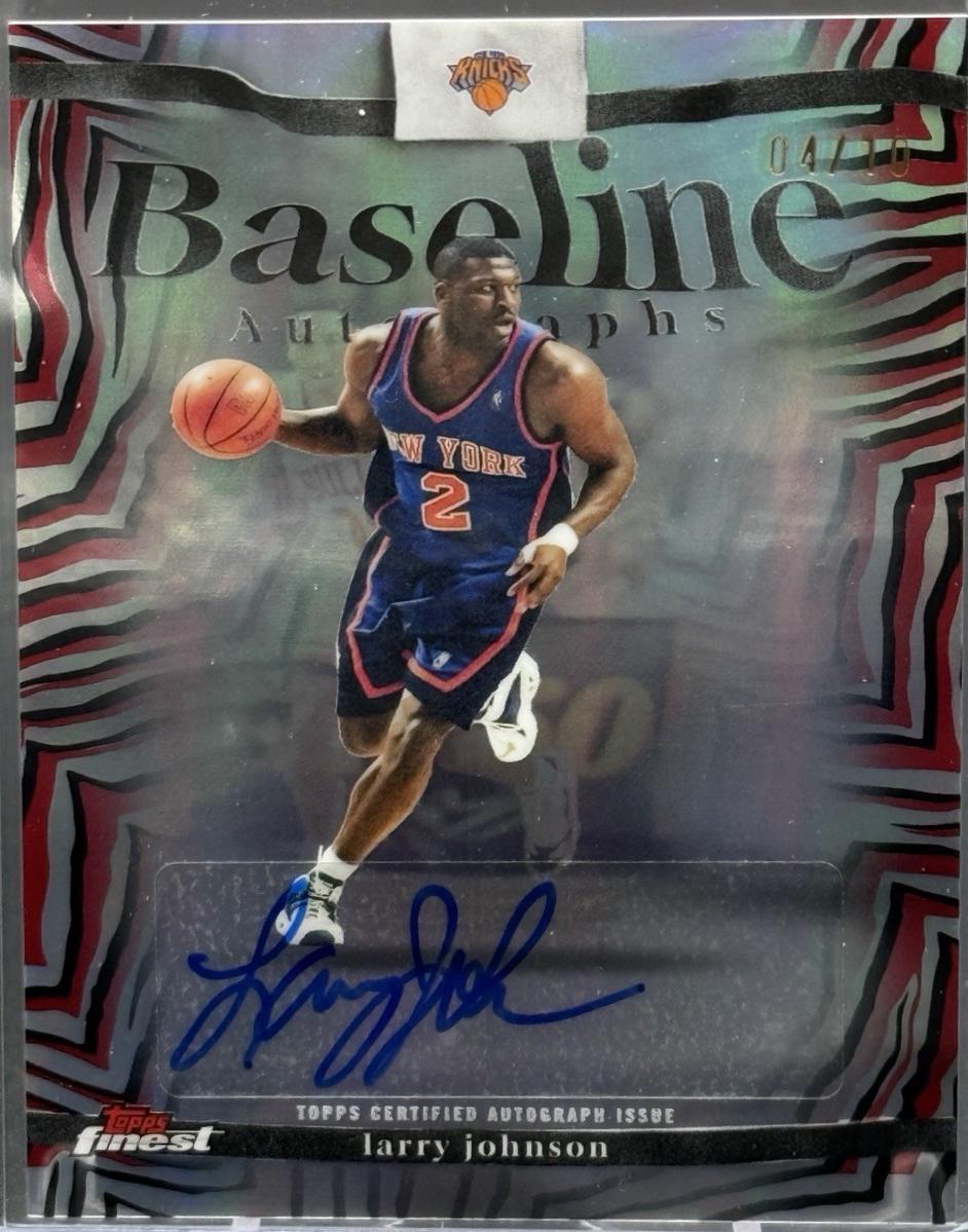 Larry Johnson [Red Black Vapor Refractor] #BA-LJ