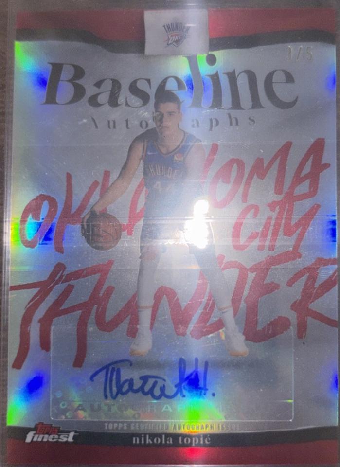 Nikola Topic [Red Refractor] #BA-NT
