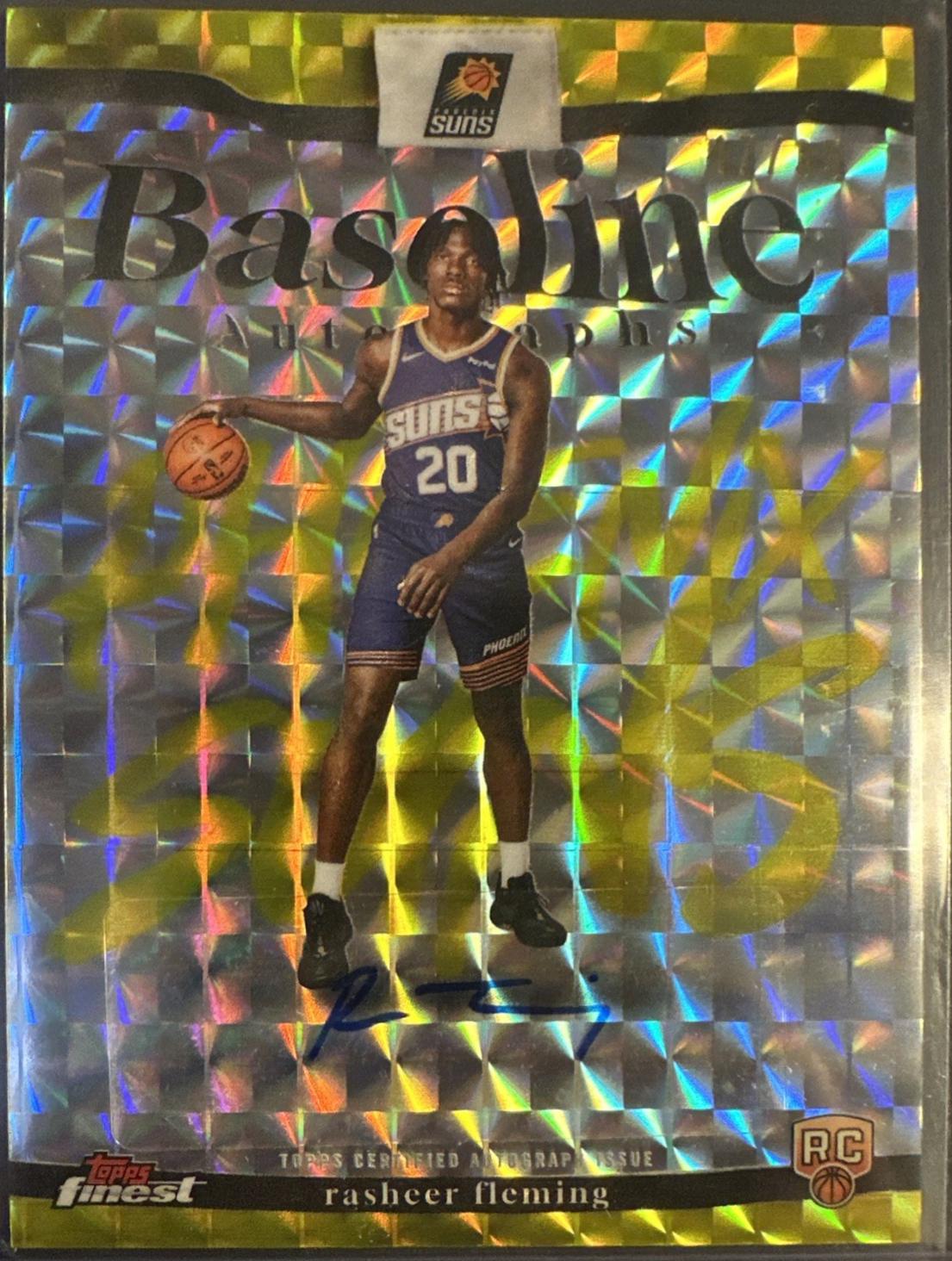 Rasheer Fleming [Yellow Geometric Refractor] #BA-RF