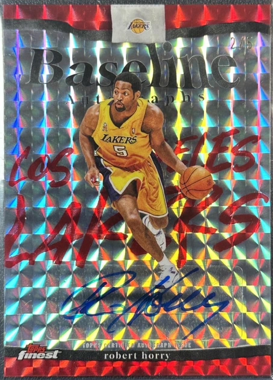 Robert Horry [Red Geometric Refractor] #BA-RH
