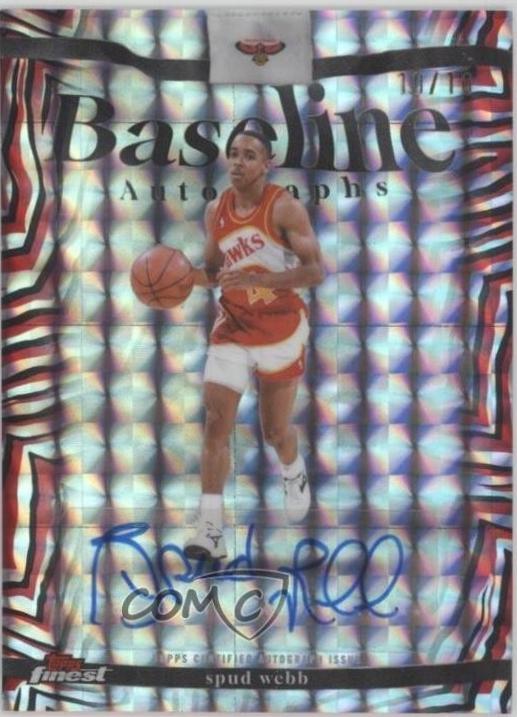 Spud Webb [Red Black Geometric Refractor] #BA-SW
