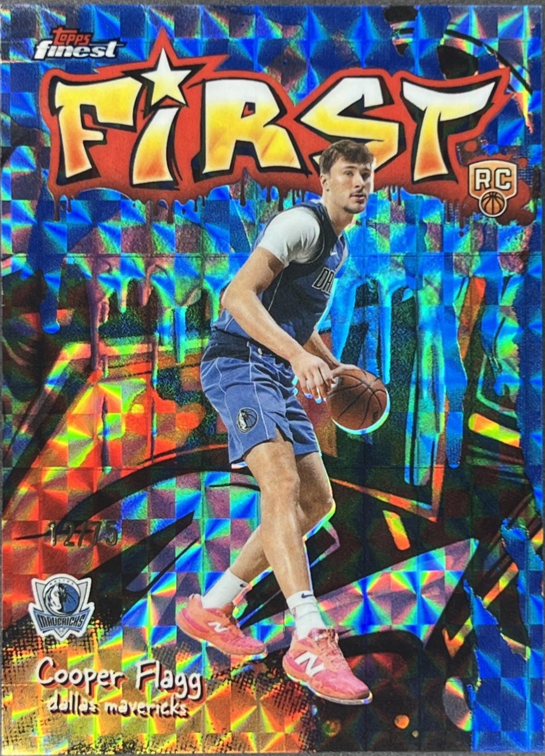 Cooper Flagg [Blue Geometric Refractor] #F-1