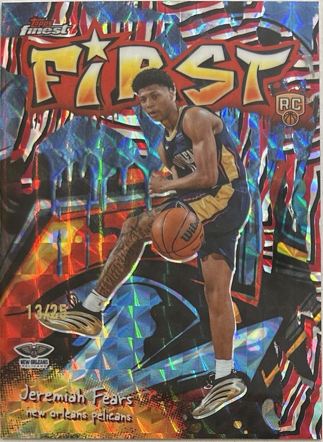 Jeremiah Fears [Red Black Geometric Refractor] #F-7