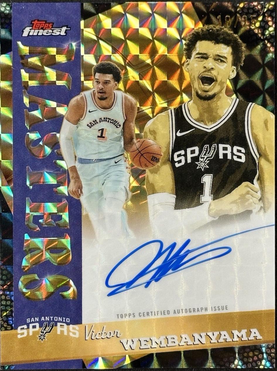 Victor Wembanyama [Black Geometric Refractor] #MA-VW