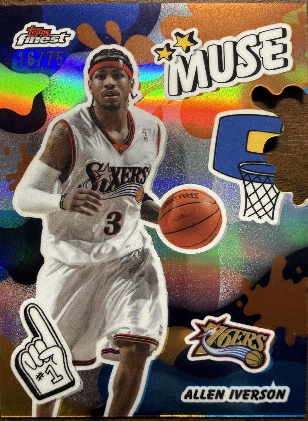 Allen Iverson [Die-Cut Refractor] #M-1