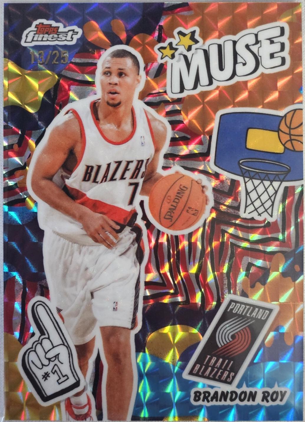 Brandon Roy [Red Black Geometric Refractor] #M-30