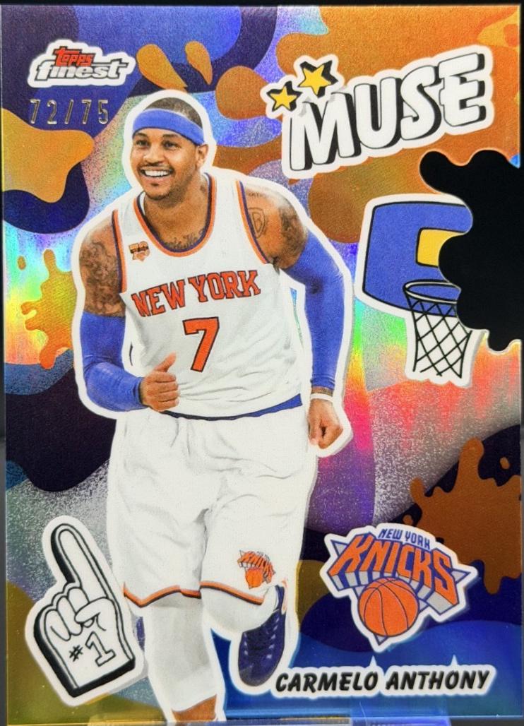 Carmelo Anthony [Die-Cut Refractor] #M-7