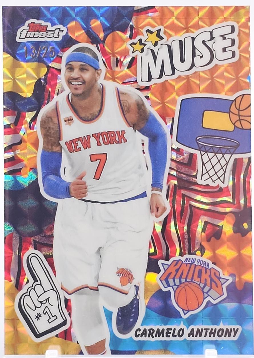 Carmelo Anthony [Orange Refractor] #M-7