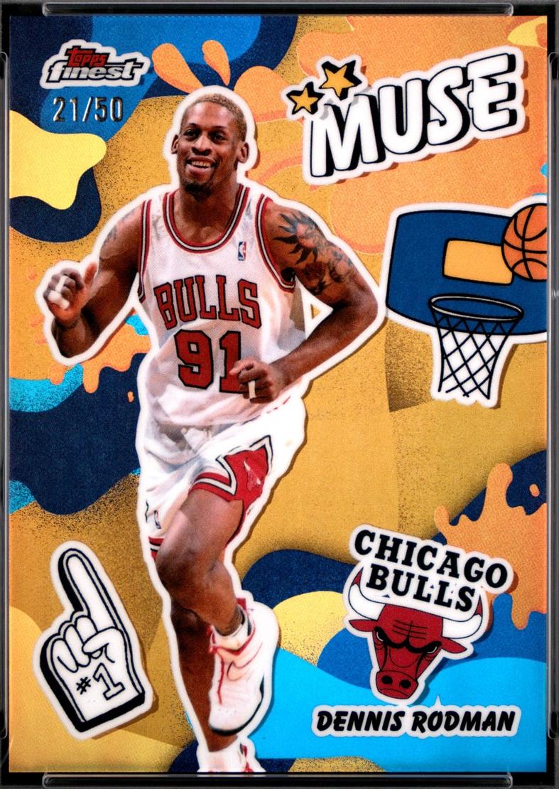 Dennis Rodman [Gold Refractor] #M-18