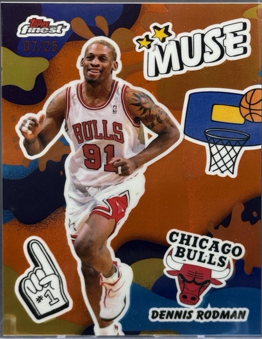 Dennis Rodman [Orange Refractor] #M-18