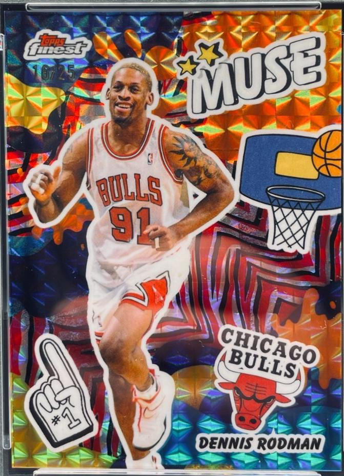 Dennis Rodman [Red Black Geometric Refractor] #M-18