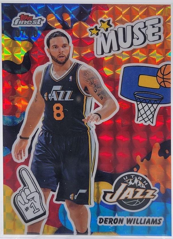 Deron Williams [Red Geometric Refractor] #M-24