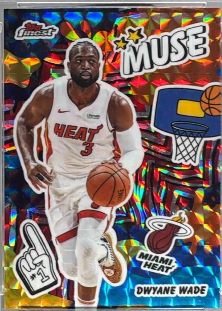 Dwyane Wade [Red Black Geometric Refractor] #M-8