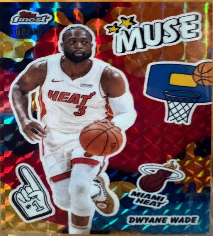 Dwyane Wade [Red Geometric Refractor] #M-8