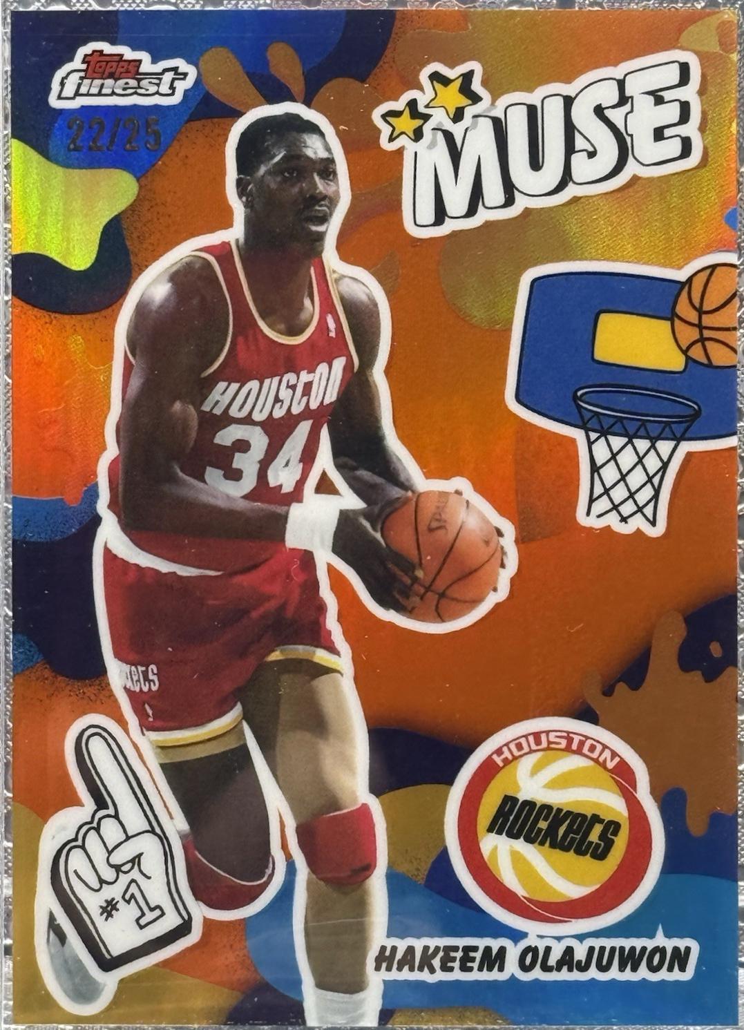 Hakeem Olajuwon [Orange Refractor] #M-17