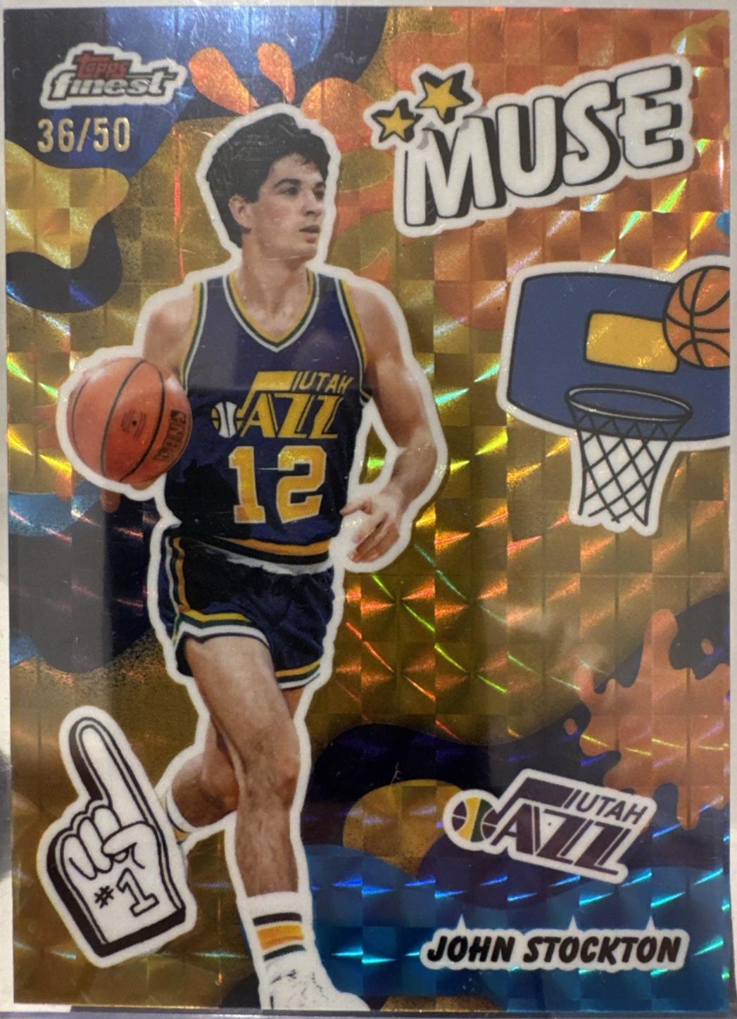 John Stockton [Gold Refractor] #M-10