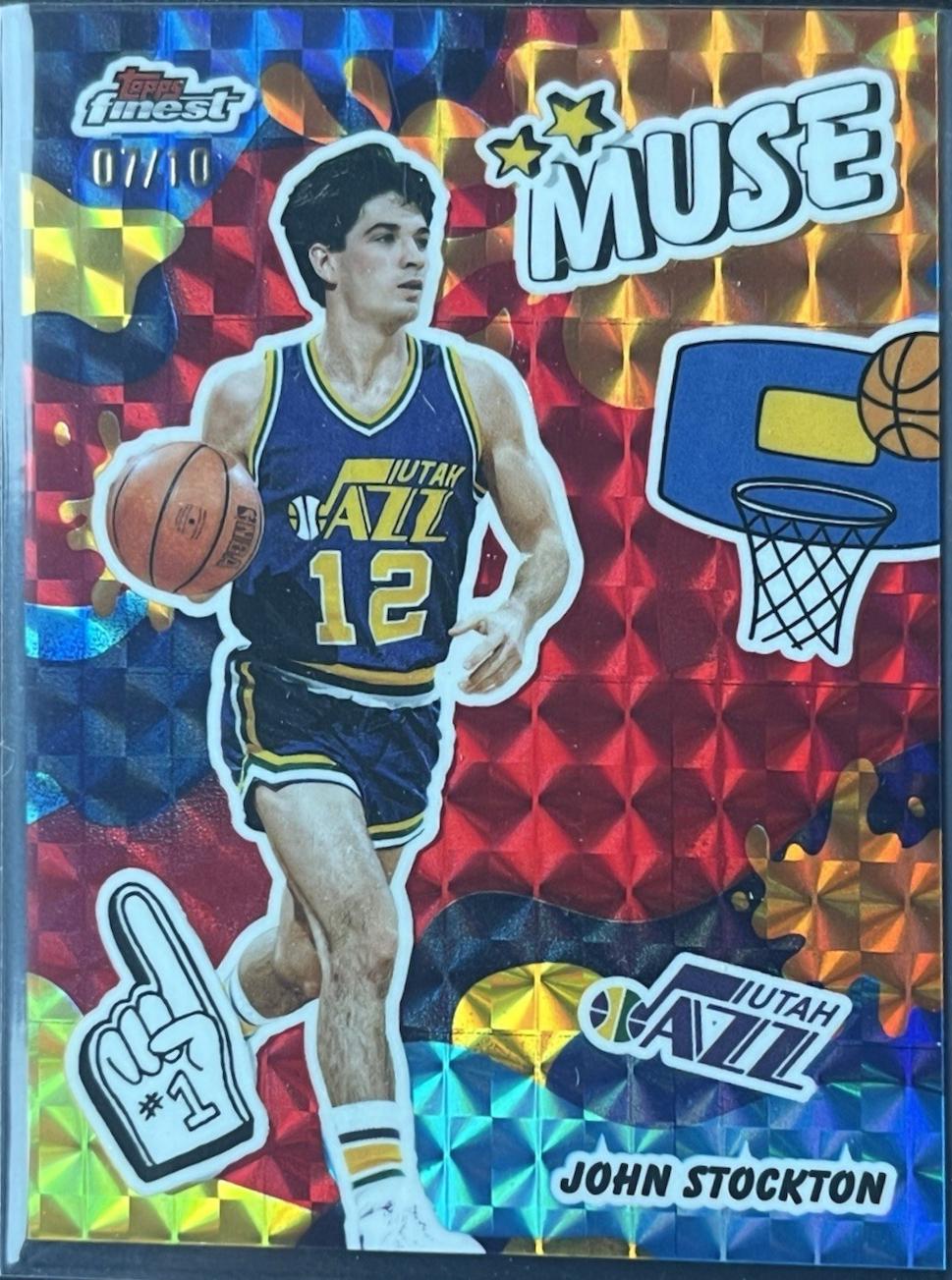 John Stockton [Red Geometric Refractor] #M-10