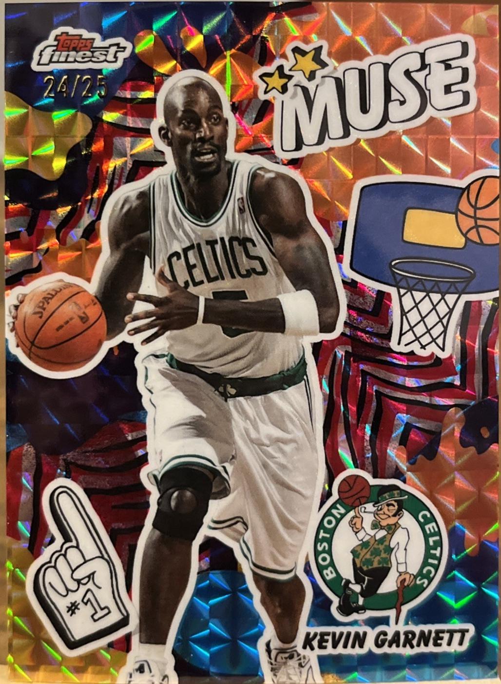 Kevin Garnett [Red Black Geometric Refractor] #M-6