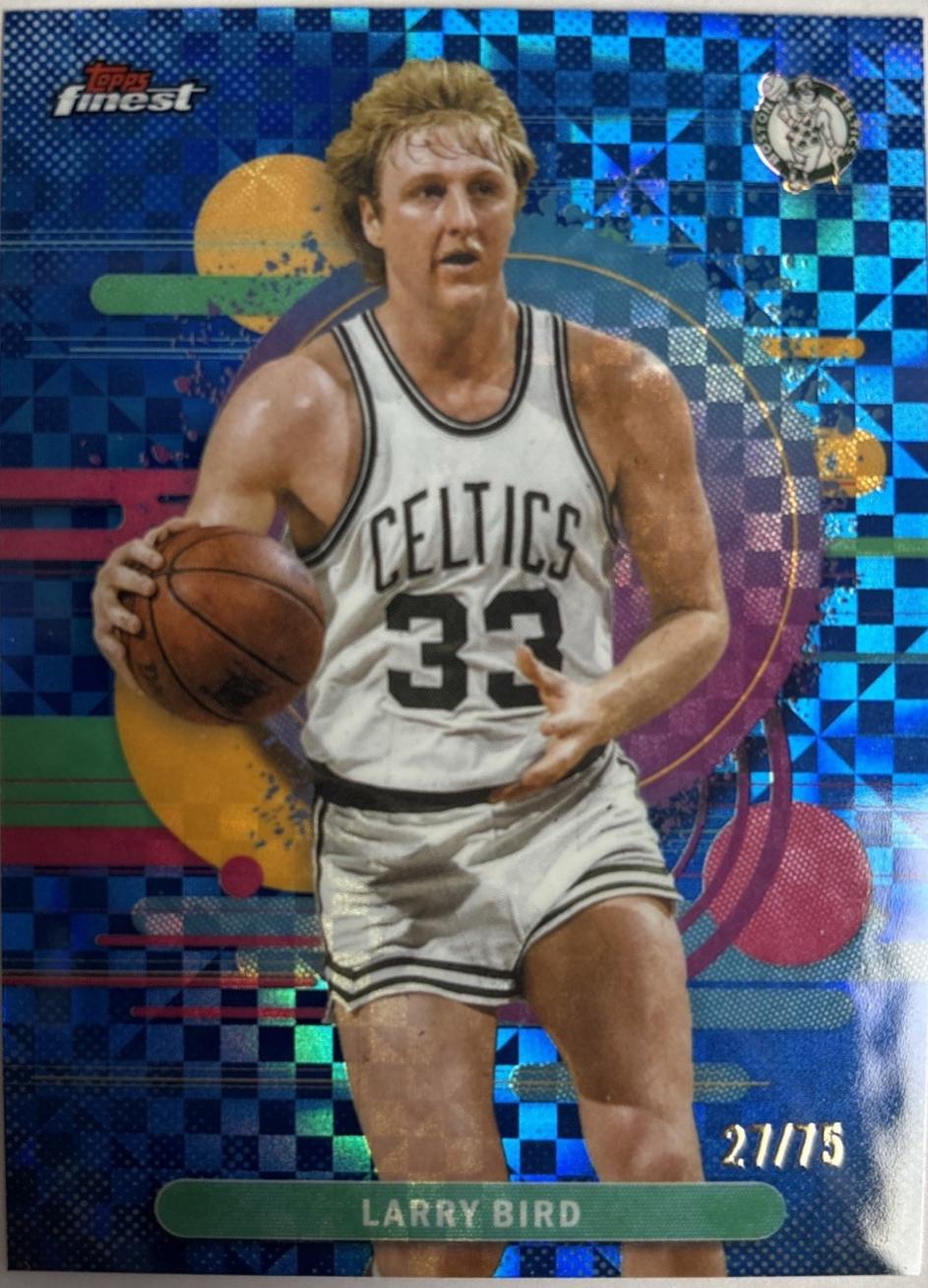 Larry Bird [Blue Geometric Refractor] #M-2