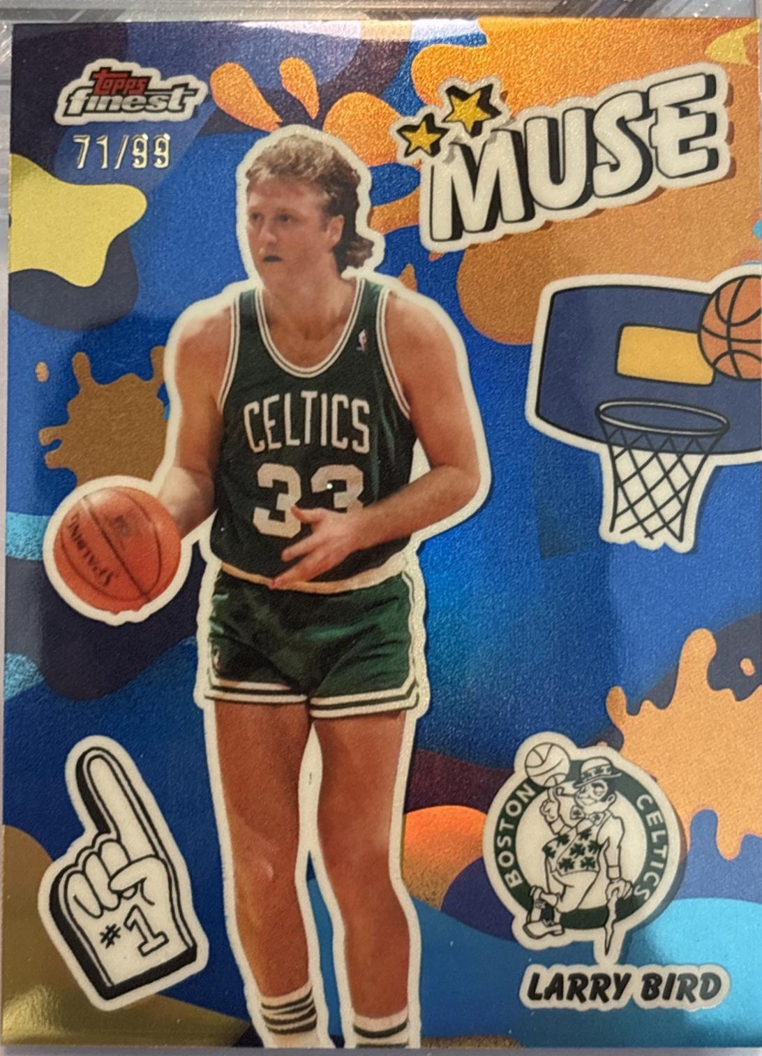 Larry Bird [Gold Refractor] #M-2