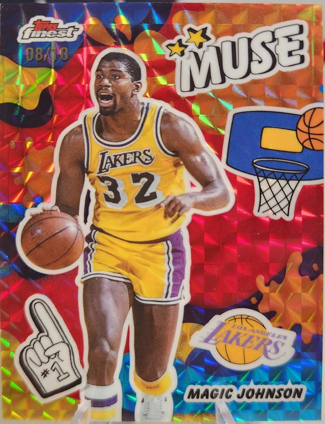 Magic Johnson [Red Geometric Refractor] #M-3