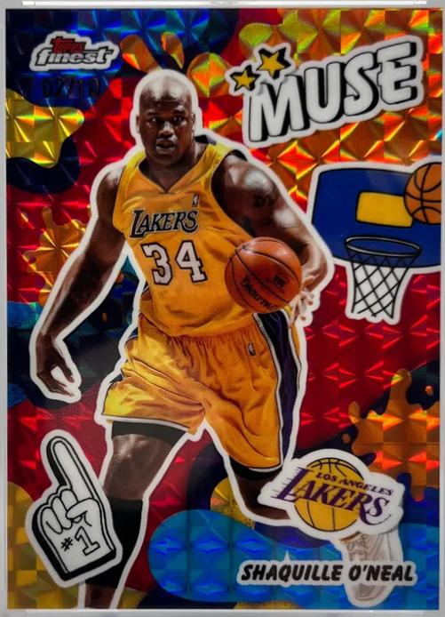 Shaquille O'Neal [Black Geometric Refractor] #M-4