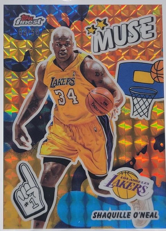 Shaquille O'Neal [Gold Geometric Refractor] #M-4