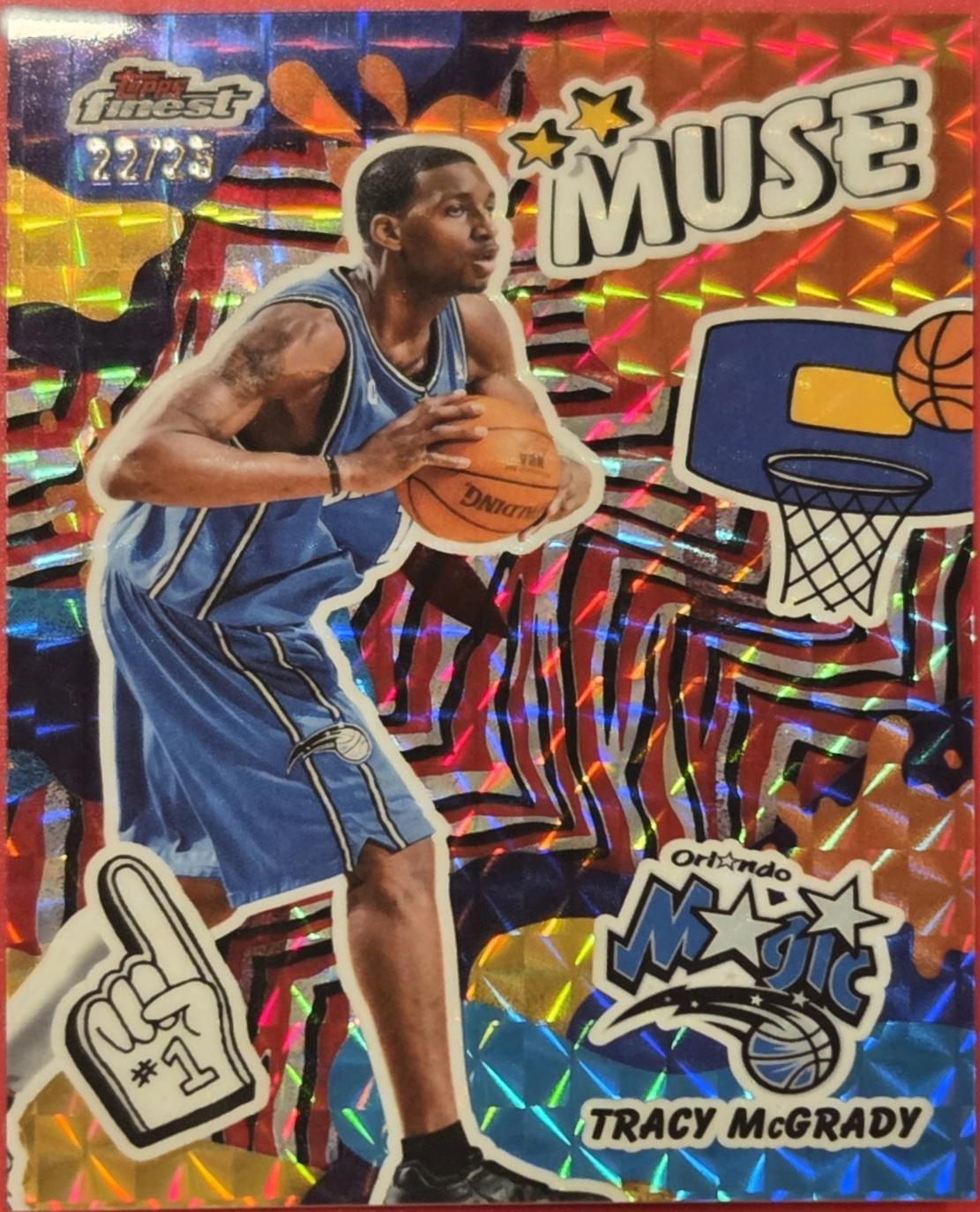 Tracy McGrady [Red Black Geometric Refractor] #M-9