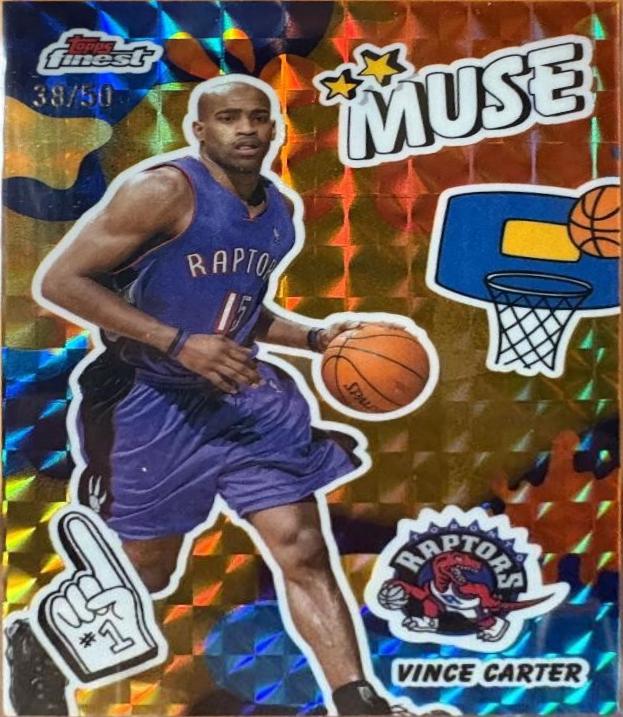 Vince Carter [Gold Geometric Refractor] #M-20