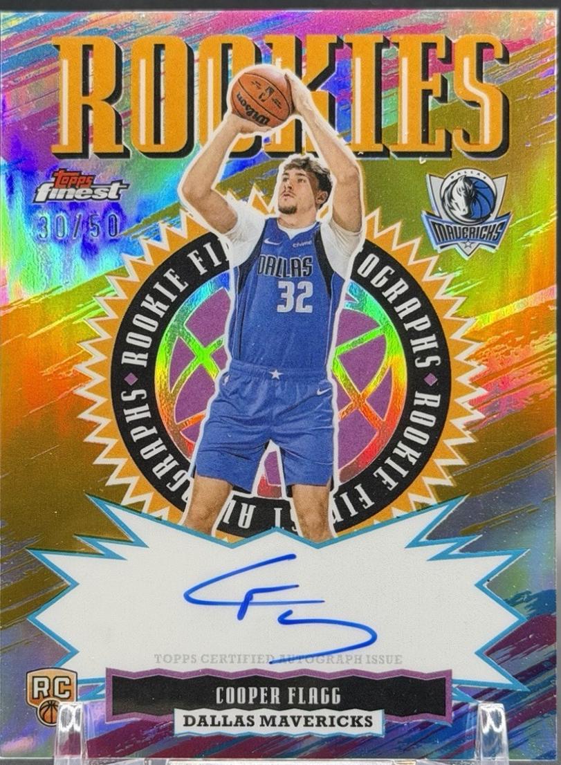 Cooper Flagg [Gold Refractor] #RFA-CF