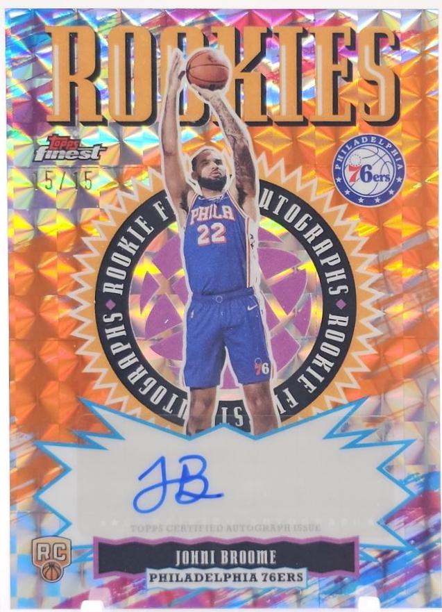 Johni Broome [Orange Geometric Refractor] #RFA-JO