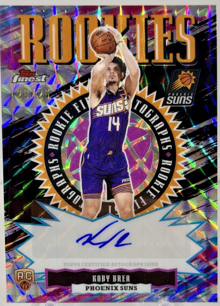Koby Brea [Black Geometric Refractor] #RFA-KB