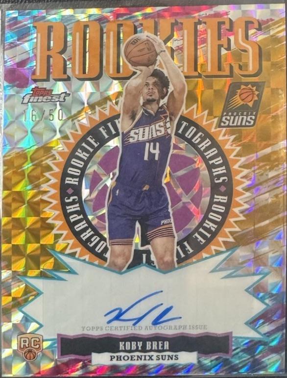 Koby Brea [Gold Geometric Refractor] #RFA-KB
