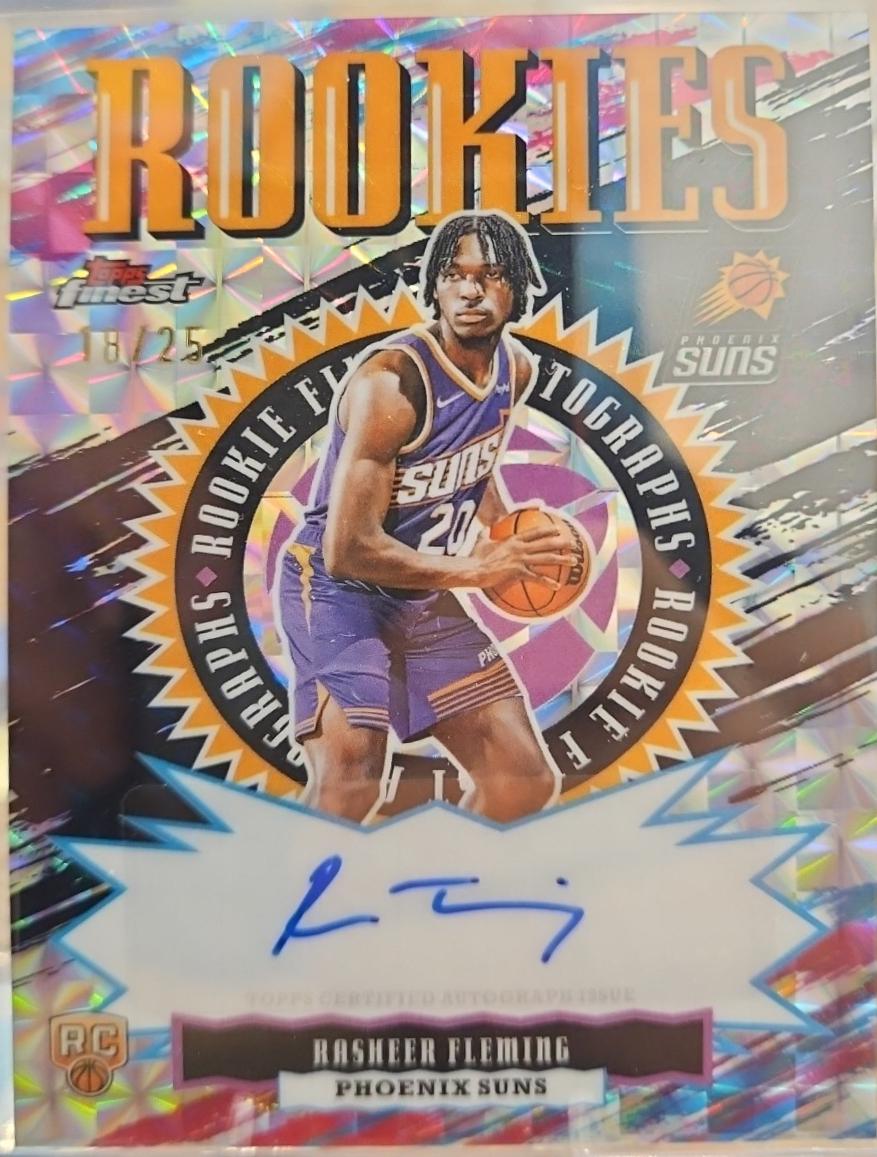 Rasheer Fleming [Black Geometric Refractor] #RFA-RF