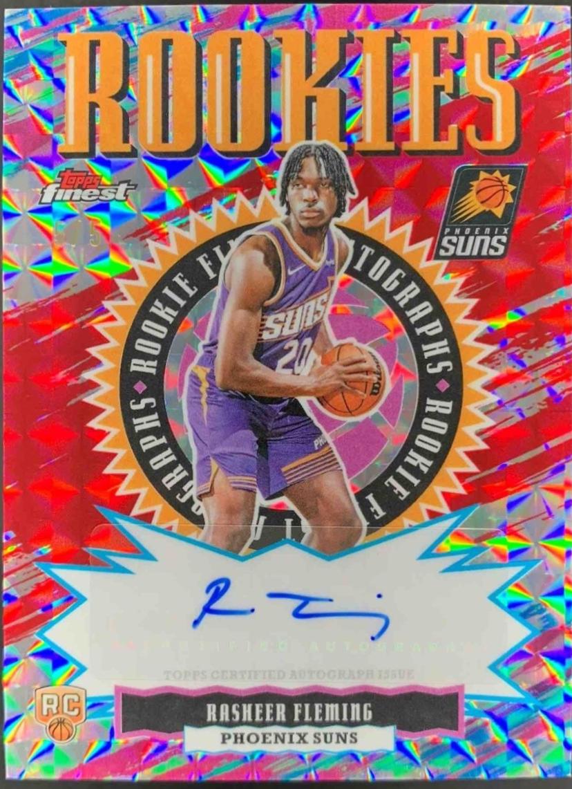 Rasheer Fleming [Red Geometric Refractor] #RFA-RF