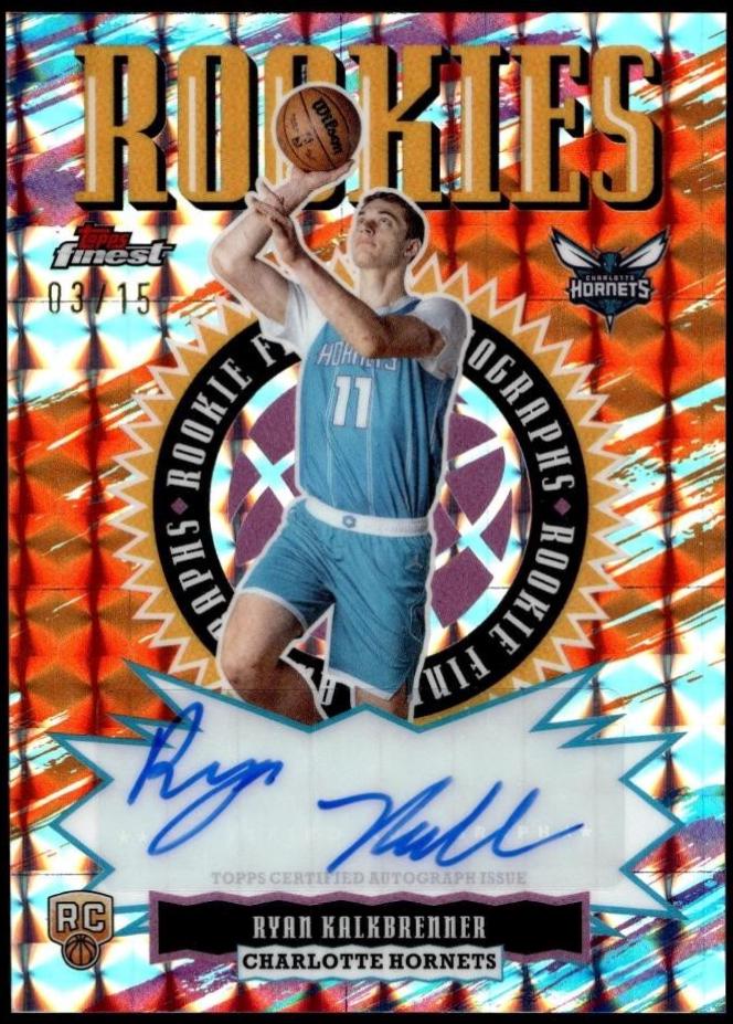 Ryan Kalkbrenner [Orange Geometric Refractor] #RFA-RK