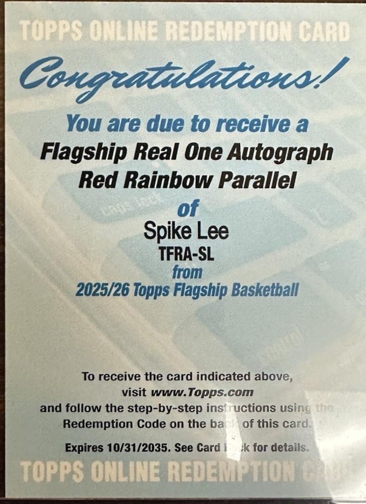 Spike Lee [Red Rainbow] #TFRA-SL