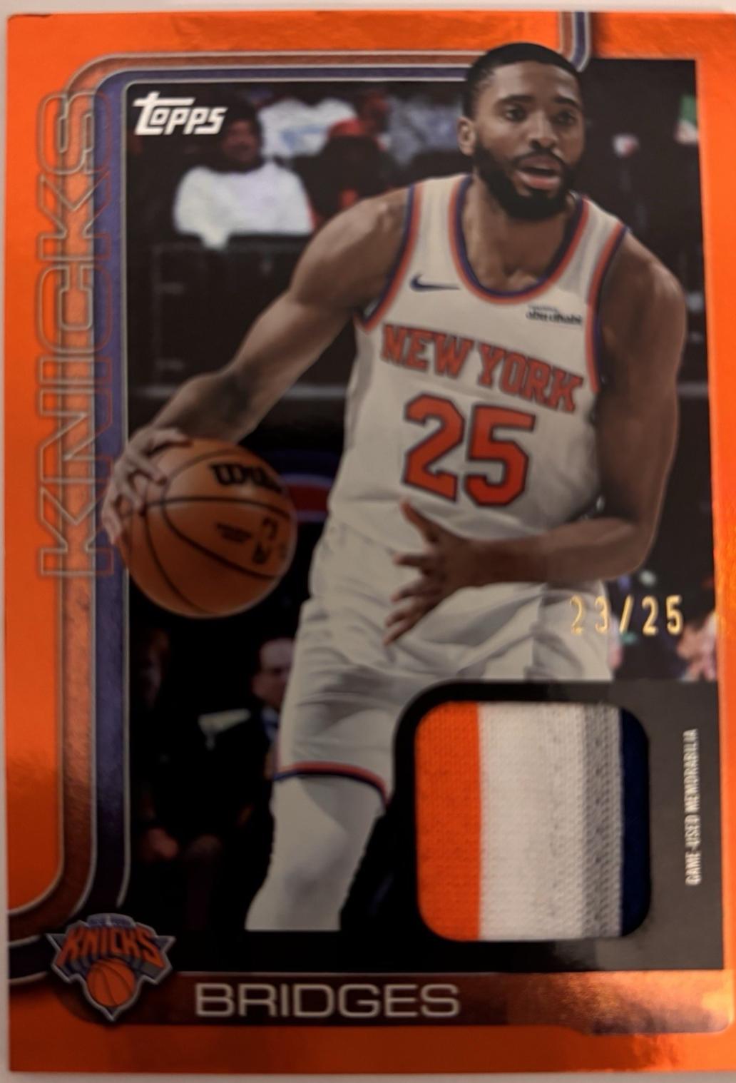 Mikal Bridges [Orange Rainbow] #FRO-MB
