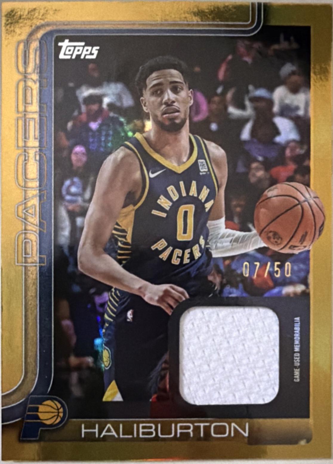 Tyrese Haliburton [Gold Rainbow] #FRO-TH