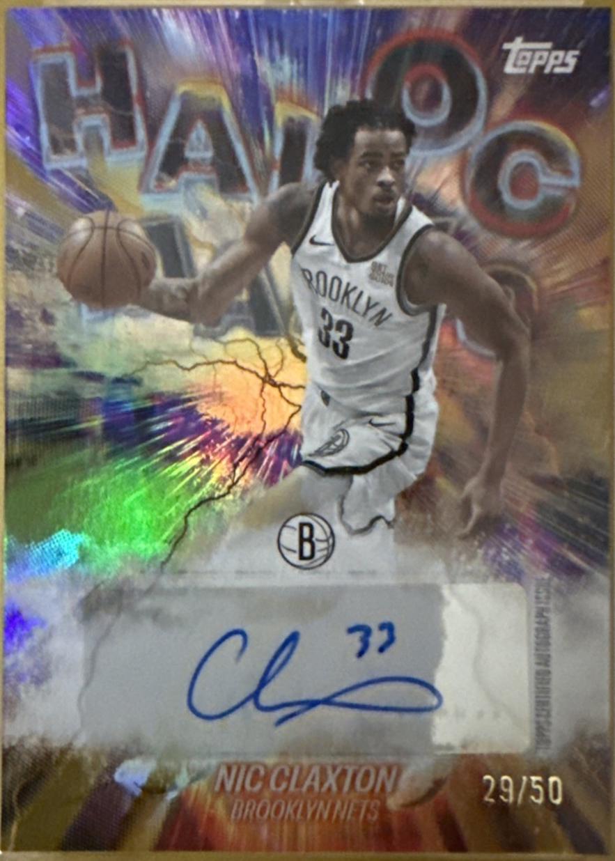Nic Claxton [Gold Rainbow] #HM-NC