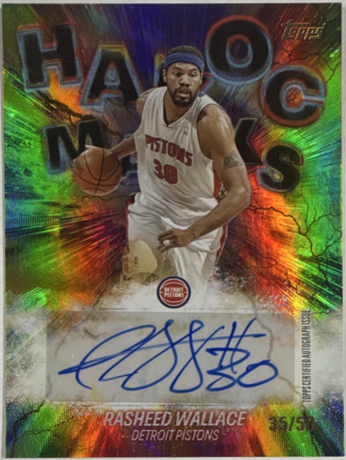 Rasheed Wallace [Gold Rainbow] #HM-RW
