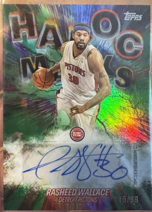 Rasheed Wallace [Green Rainbow] #HM-RW