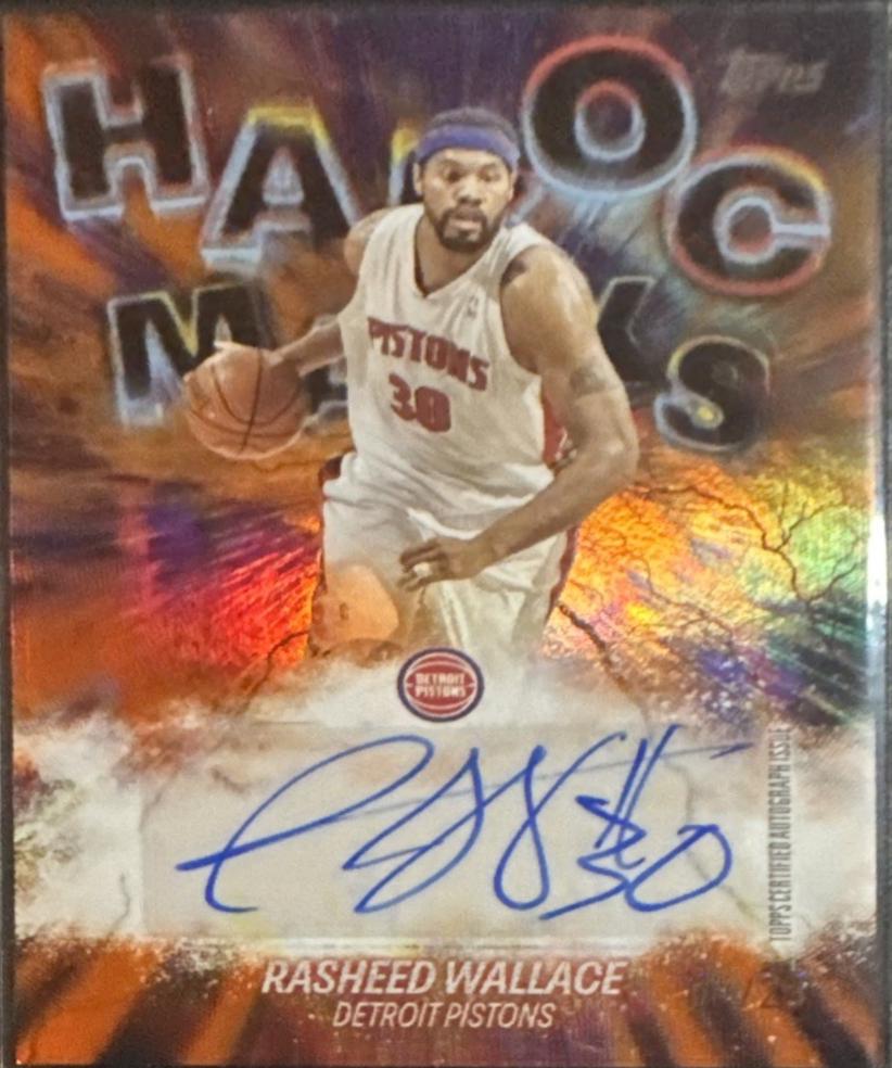 Rasheed Wallace [Orange Rainbow] #HM-RW