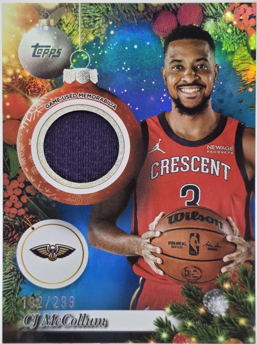 CJ McCollum [Blue Metallic Glitter] #PR-CM