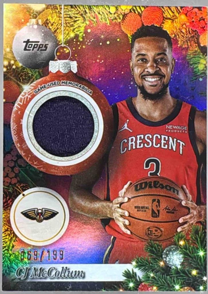 CJ McCollum [Purple Metallic Glitter] #PR-CM