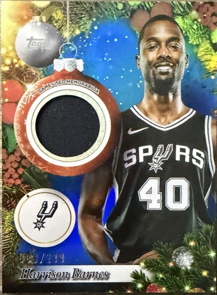 Harrison Barnes [Blue Metallic Glitter] #PR-HB