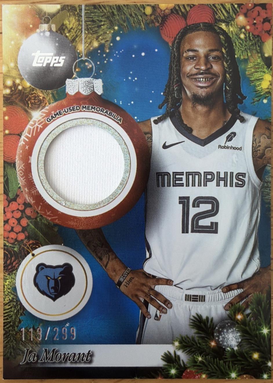Ja Morant [Blue Metallic Glitter] #PR-JM